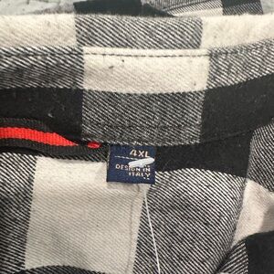 Black and White Checkered Shirt